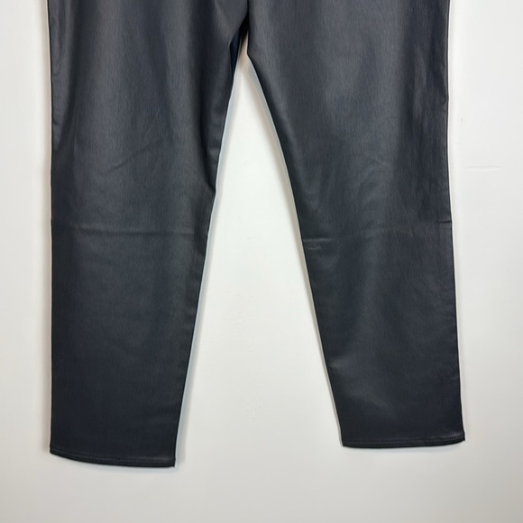 Chicos Denim Coated Slim Jeans in Moonwalk. Dark Gray. Size 3.5R or 18R. NWT. - Picture 7 of 10